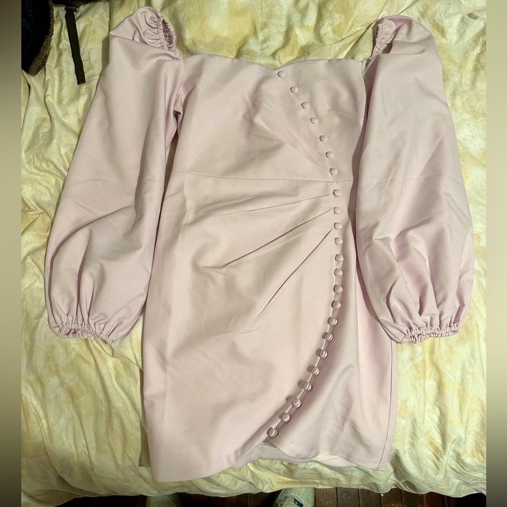 Powder pink dress elegant party